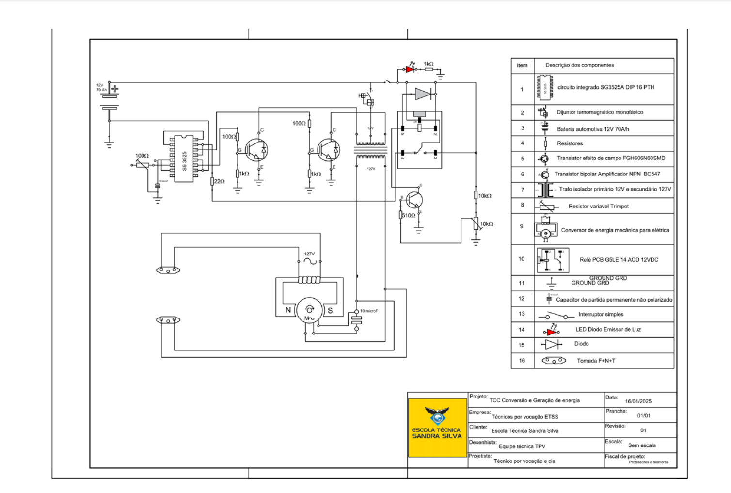 Bateria Estacionária 70Ah